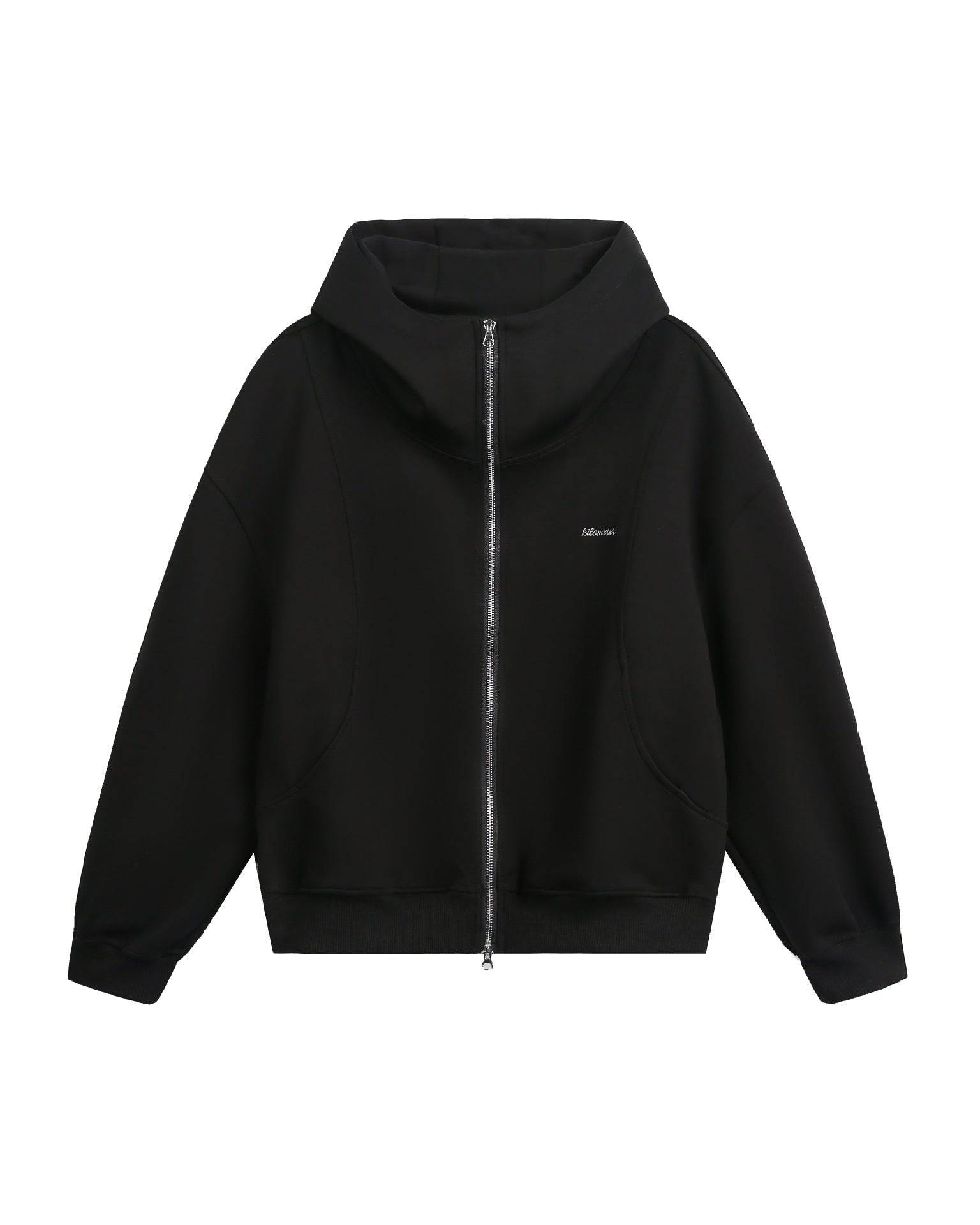 The Stratus Relaxed Zip Hooded Cardigan
