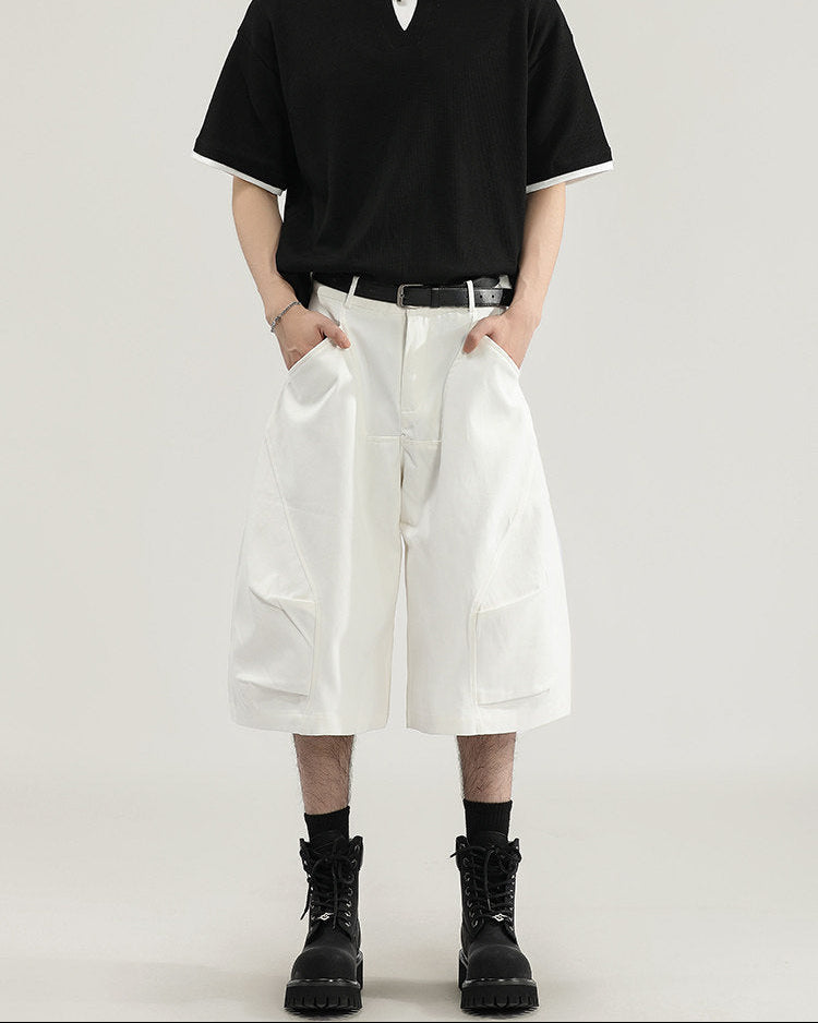 Clean Cut Cotton Cropped Pants