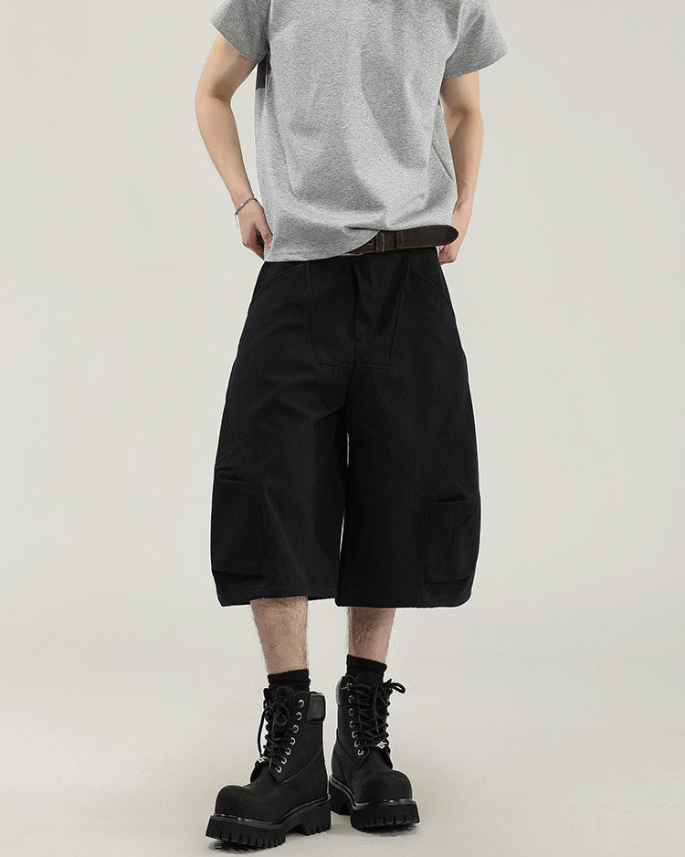 Clean Cut Cotton Cropped Pants