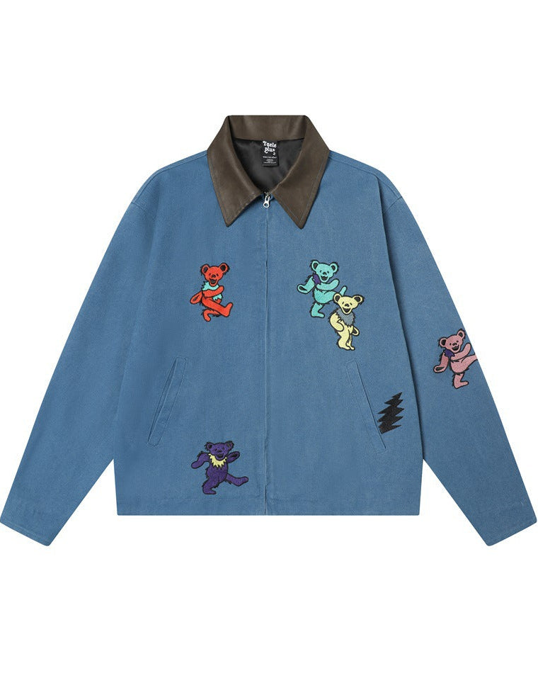 The Foundry Bear Embroidered Jacket