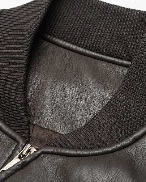 The Pinehaven Shear PU Leather Jacket