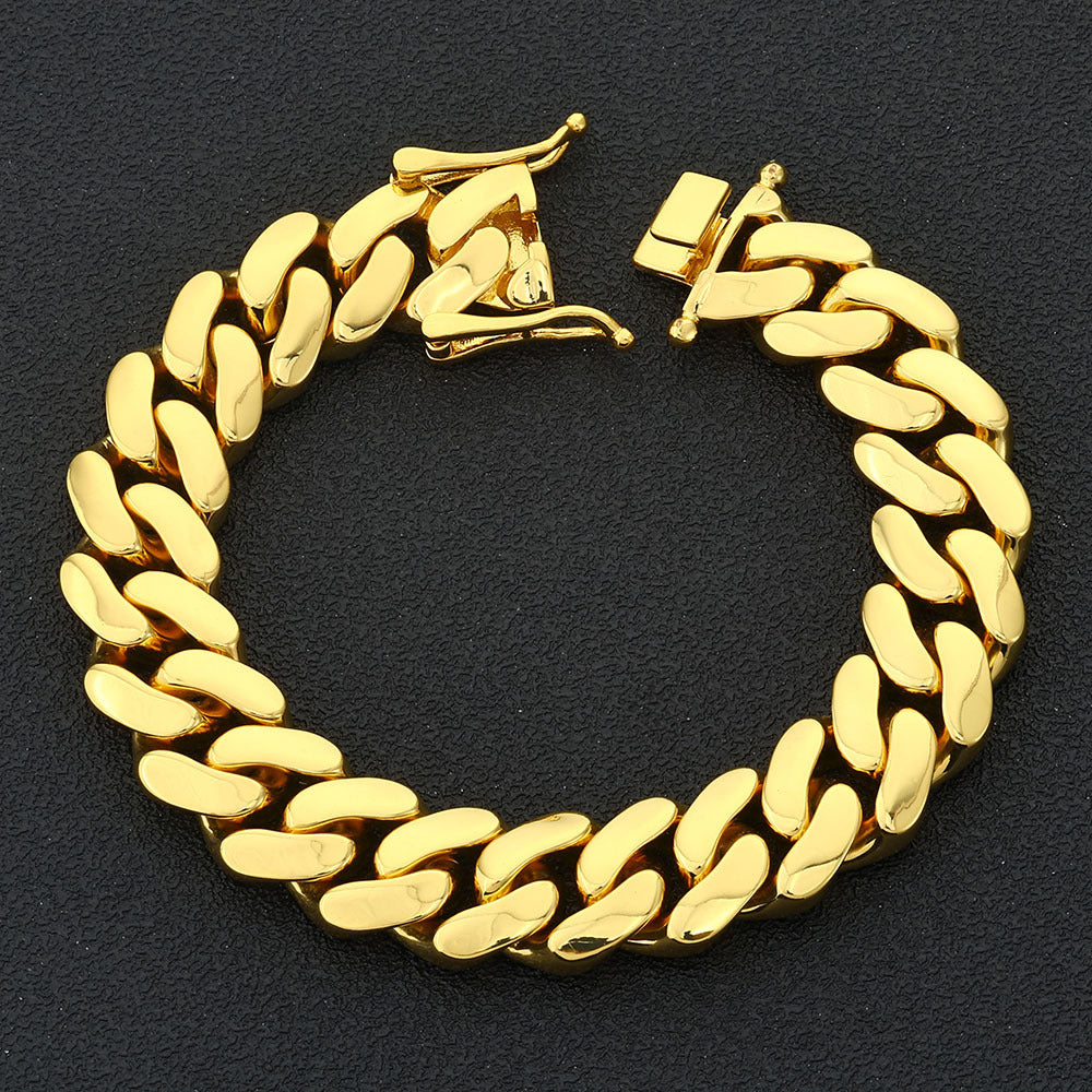 Imperial Gold Cuban Link Bracelet