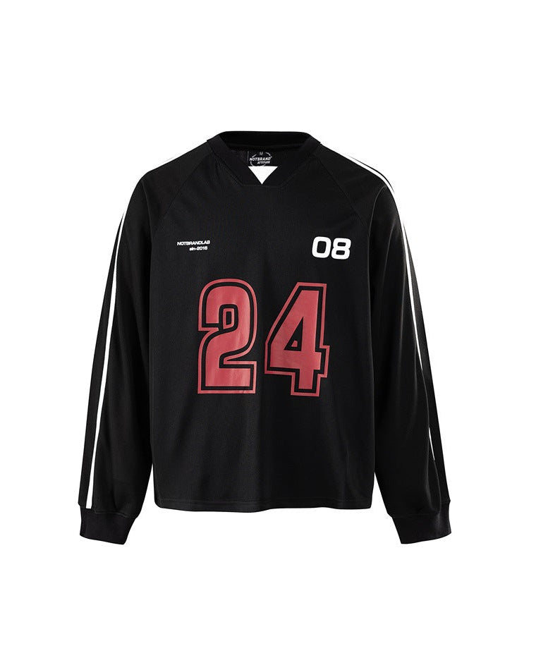 The Silverlake Jersey Raglan Sleeve V-neck