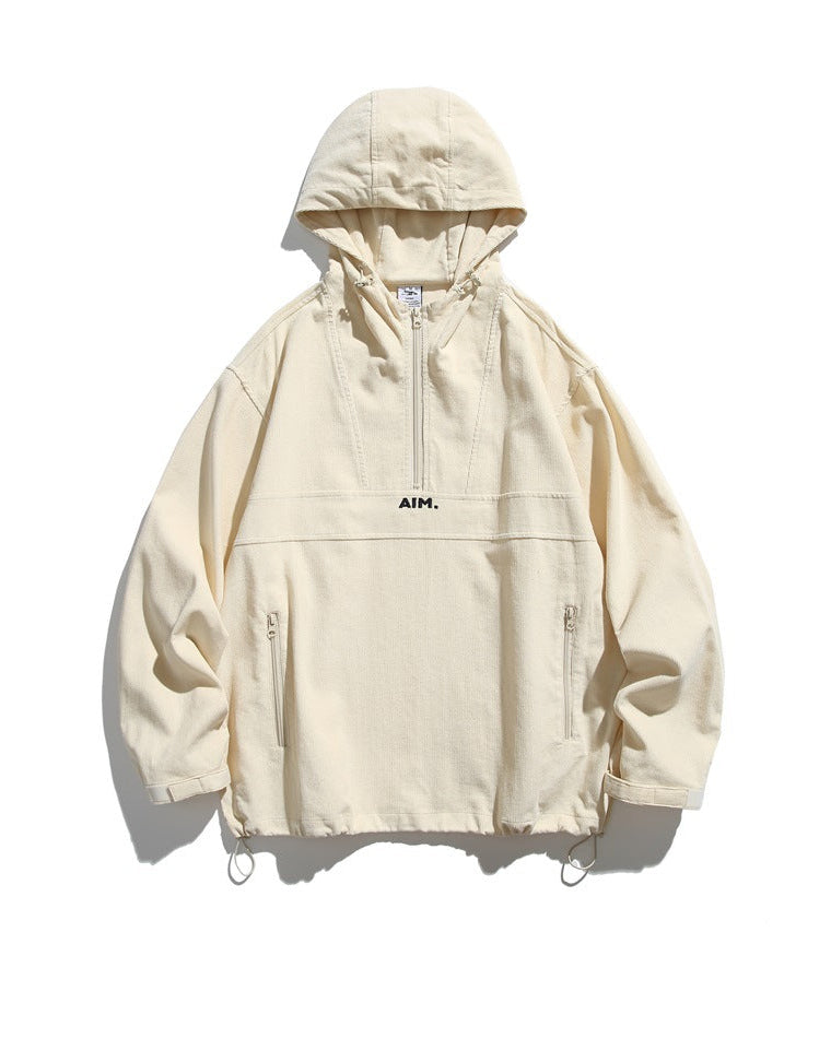 The Ironcrest Vintage Corduroy Pullover Jacket