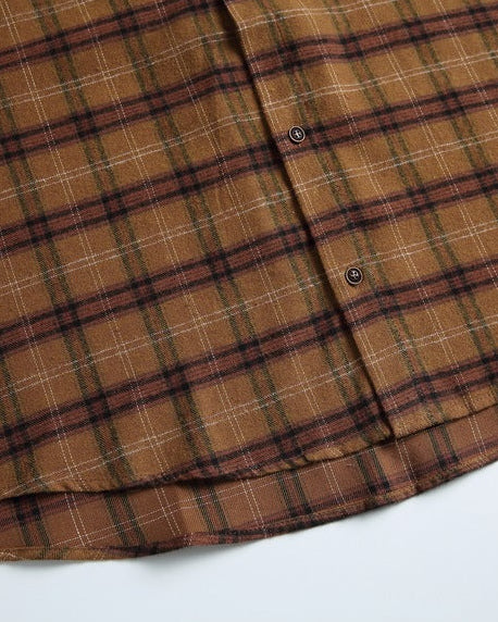 The Prairiecut Long-Sleeved Flannel Plaid Overshirt