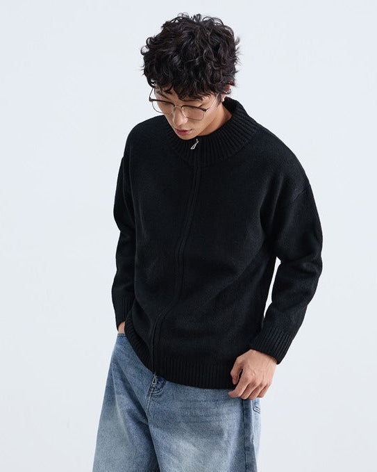 The Riverset Vintage Zipper Cardigan