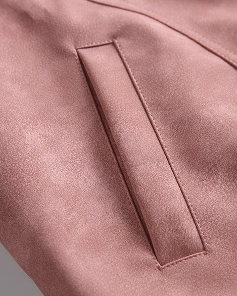 The Rainford PU Loose Cargo Jacket