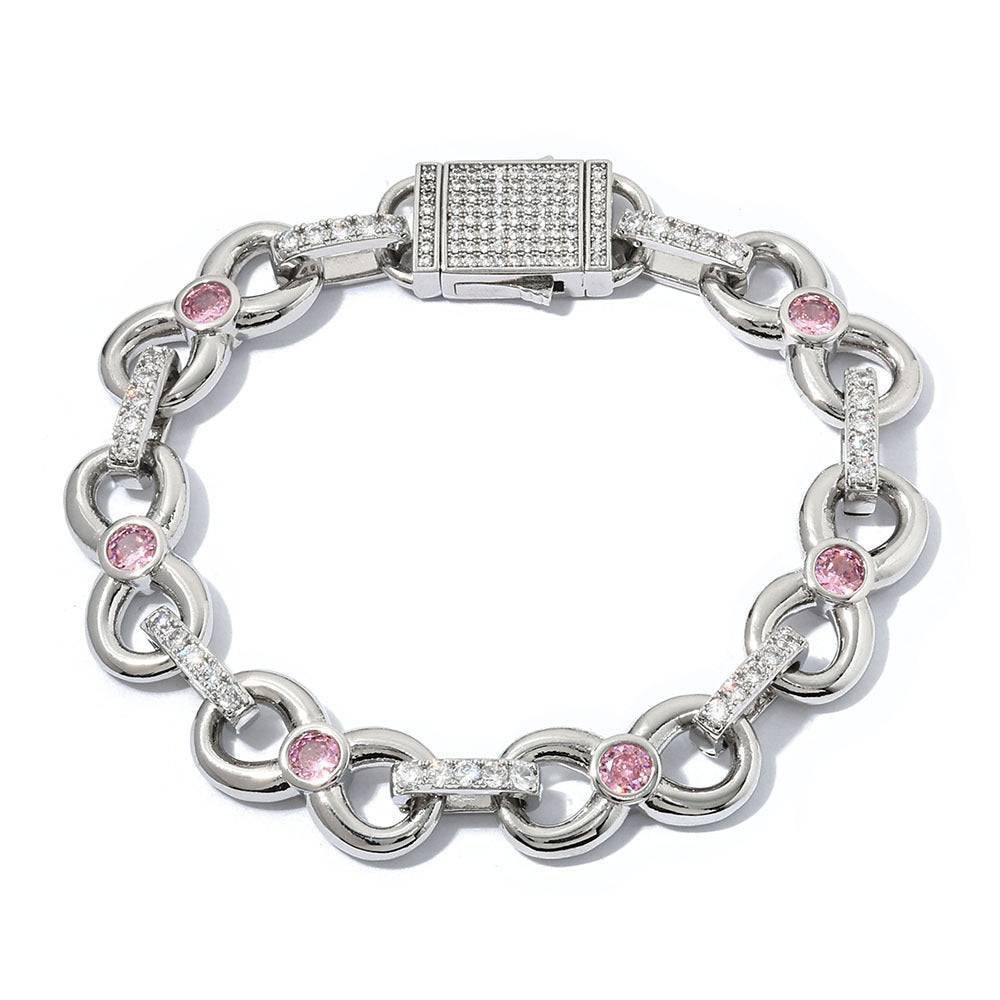 Signature Gemstone Link Bracelet