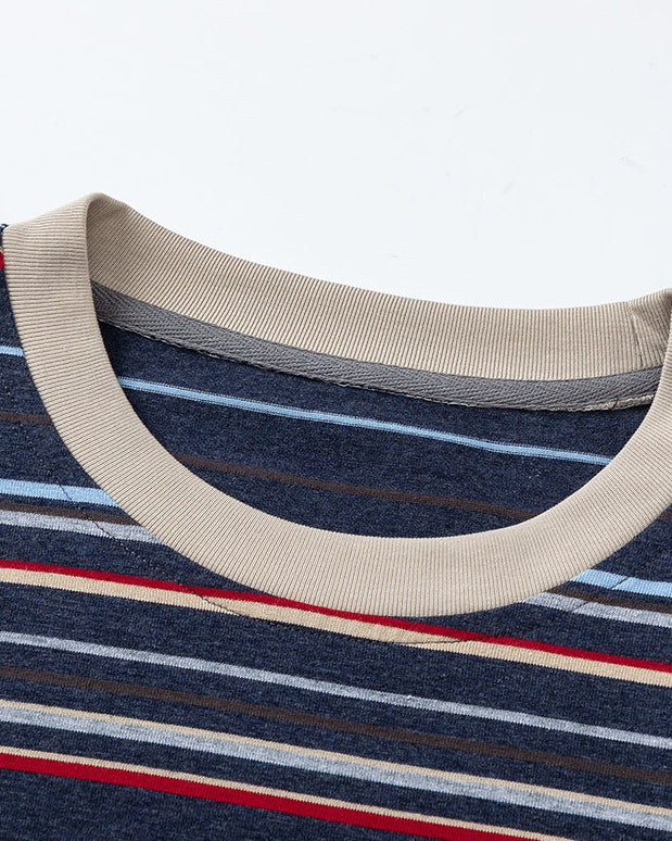 The Palmer Fake Two Stripe Long Sleeve Shirt