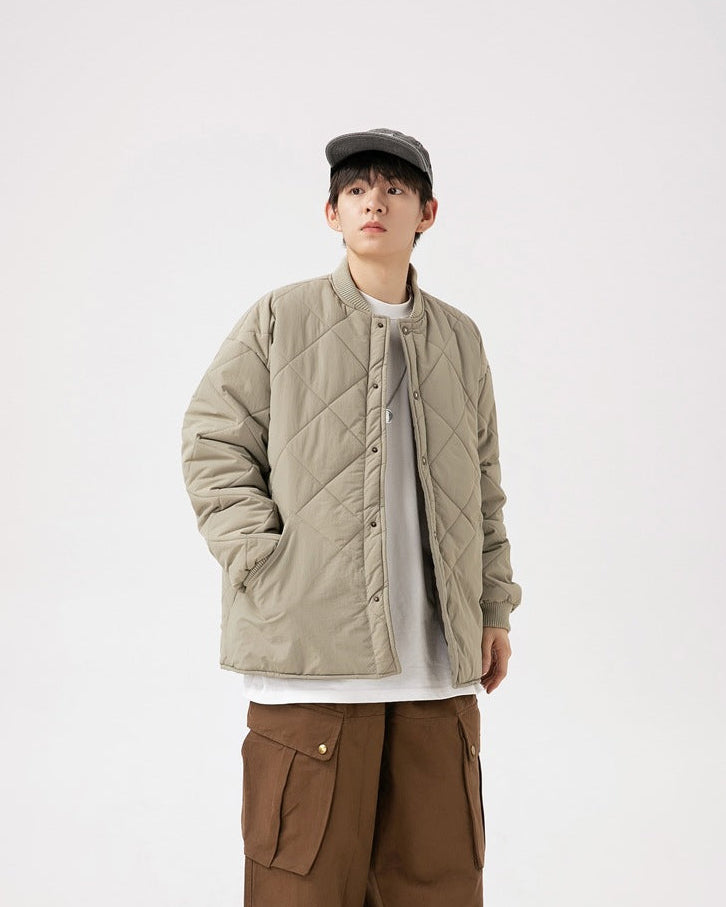 The Bastien Diamond Plaid Cotton Jacket