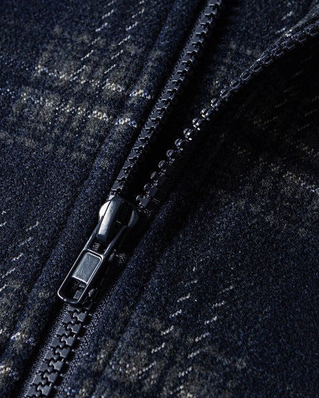 The Harborstone Loose Plaid Woolen Jacket