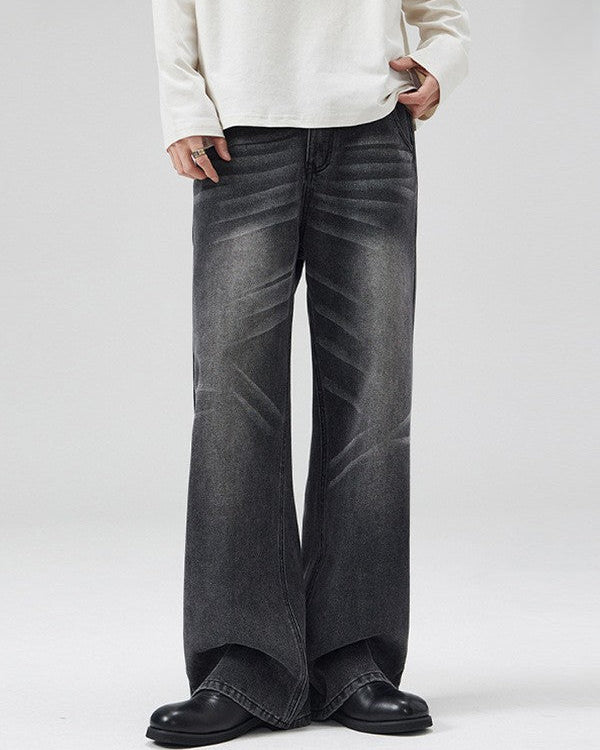 The Lazeward A-Line Wide Jeans