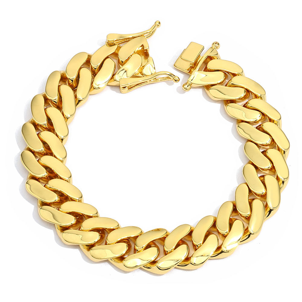 Imperial Gold Cuban Link Bracelet