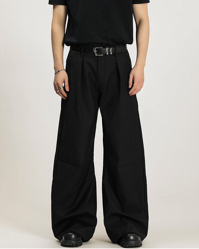 Slim Pleat-Front Trousers