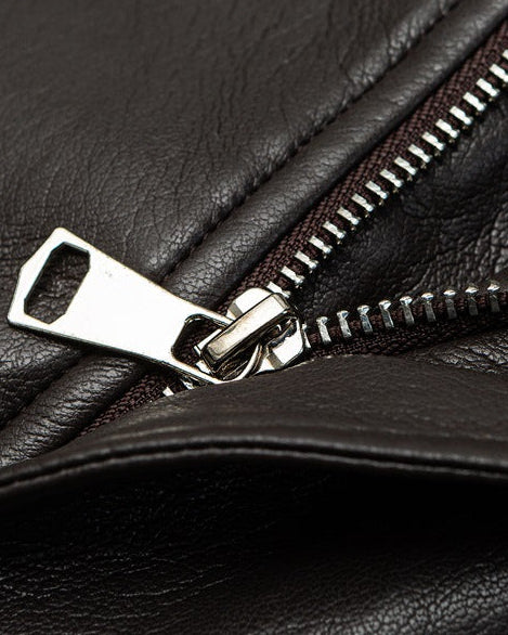 The Pinehaven Shear PU Leather Jacket