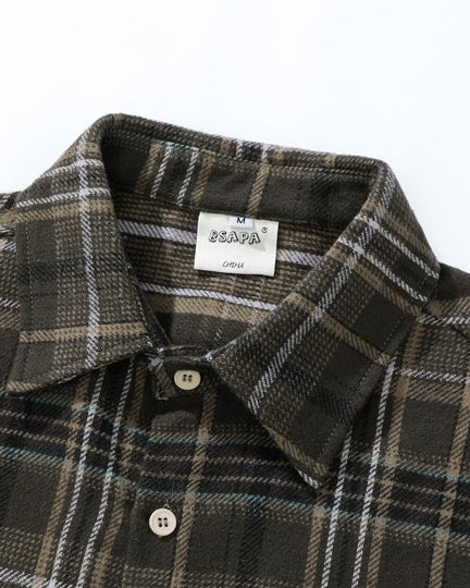 The Ironlight Long Sleeve Plaid Overshirt