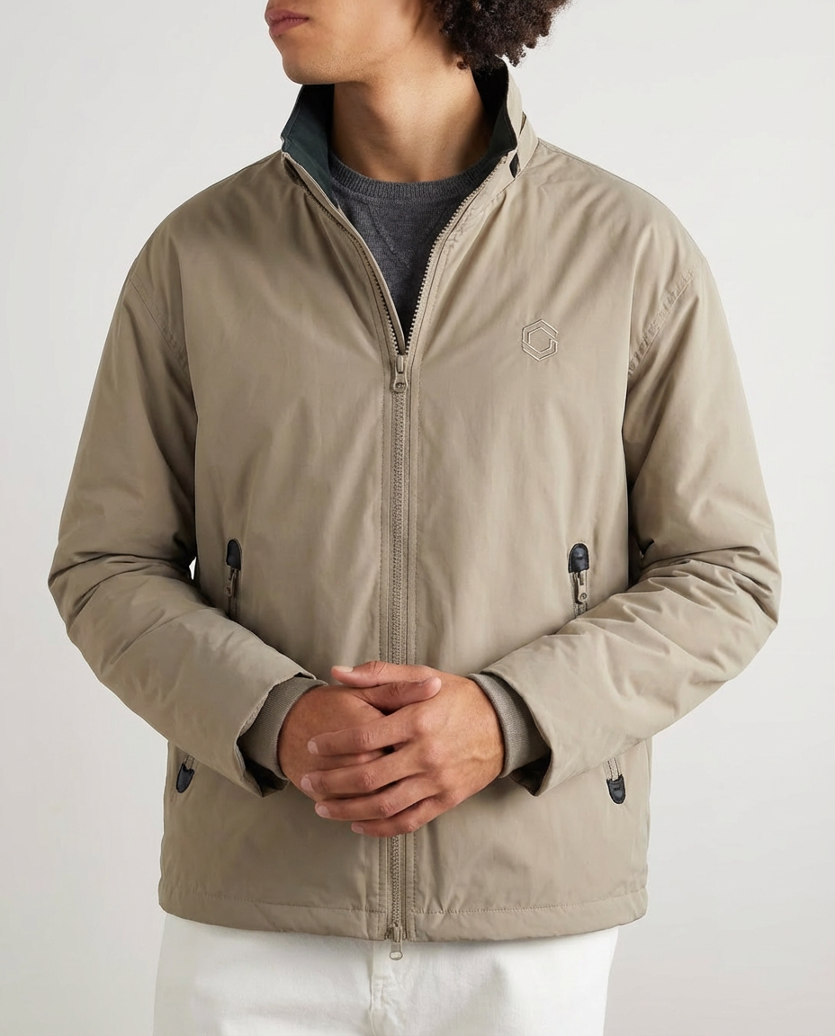 The Elliot Embroidered Stand Collar Jacket