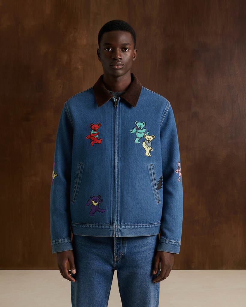 The Foundry Bear Embroidered Jacket