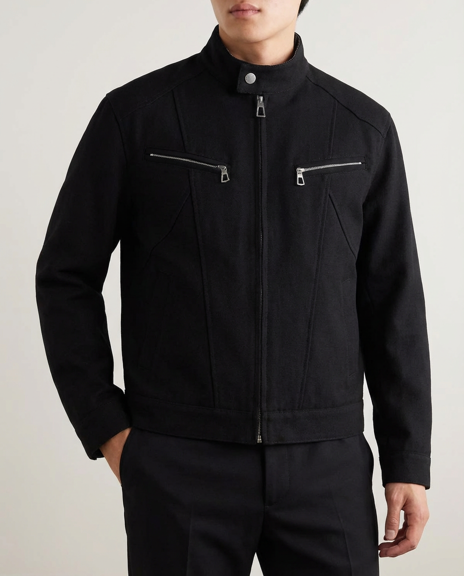 The Monaco Stand-Collar Jacket