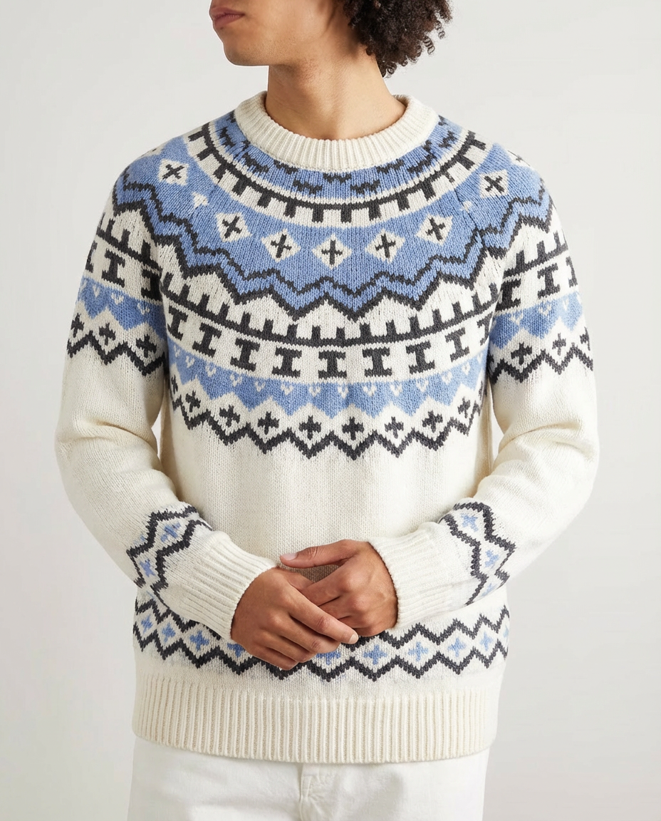 The Nordic Crest Sweater