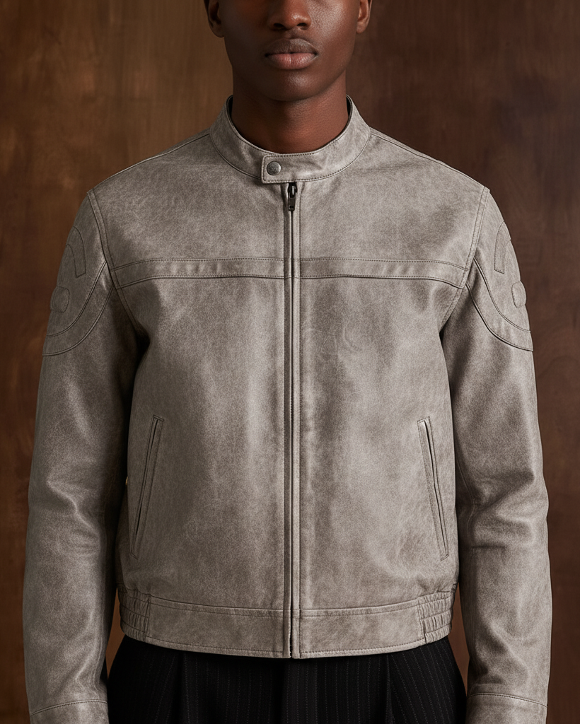 The Ruffian Edge Leather Motorcycle Jacket