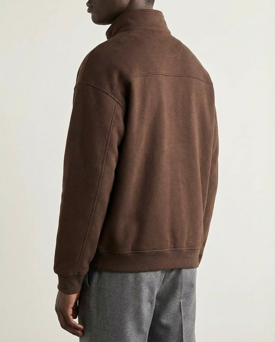 The Structured Cleanfit Stand Collar Jacket