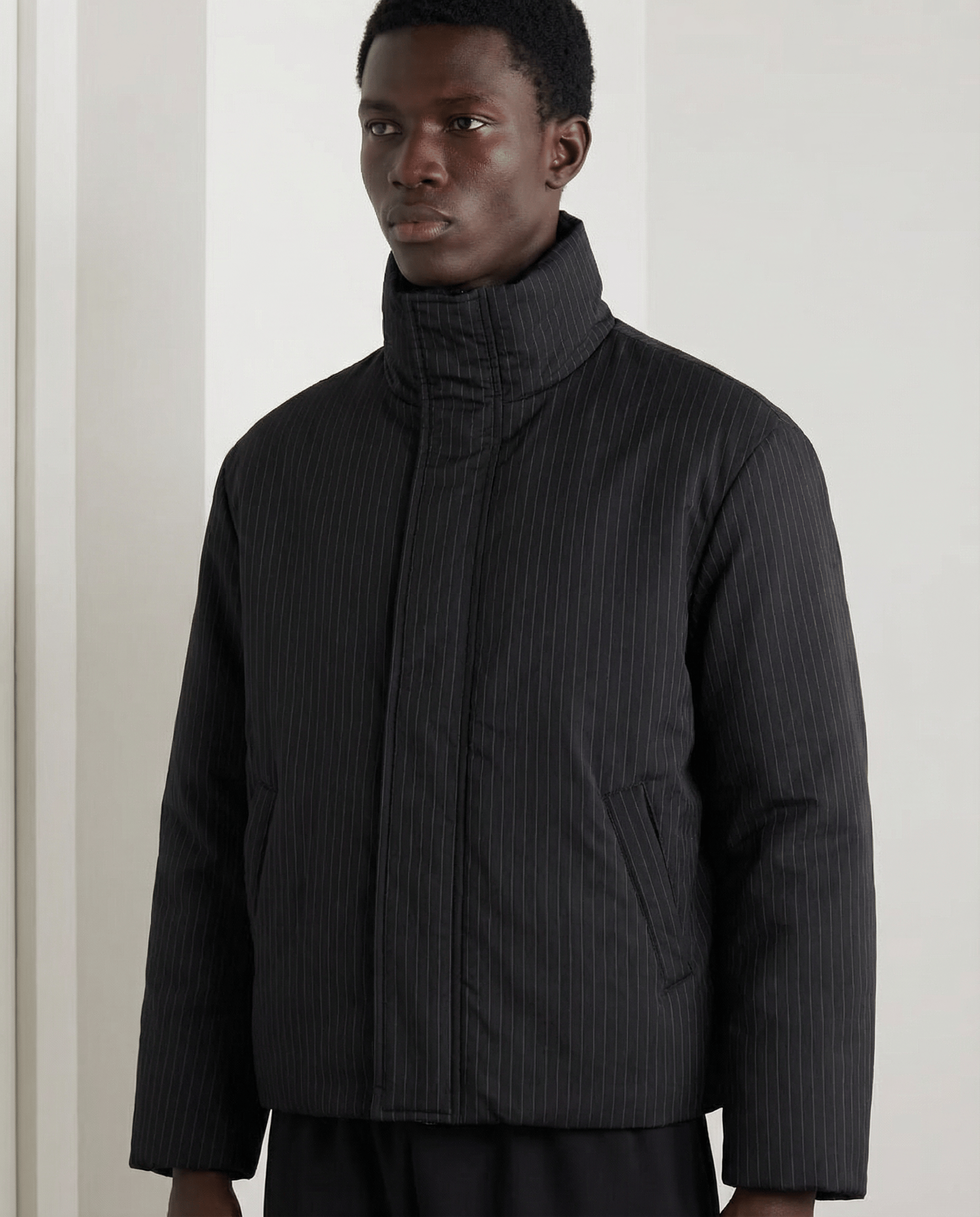 Insulated High‑Neck Puffer Jacket