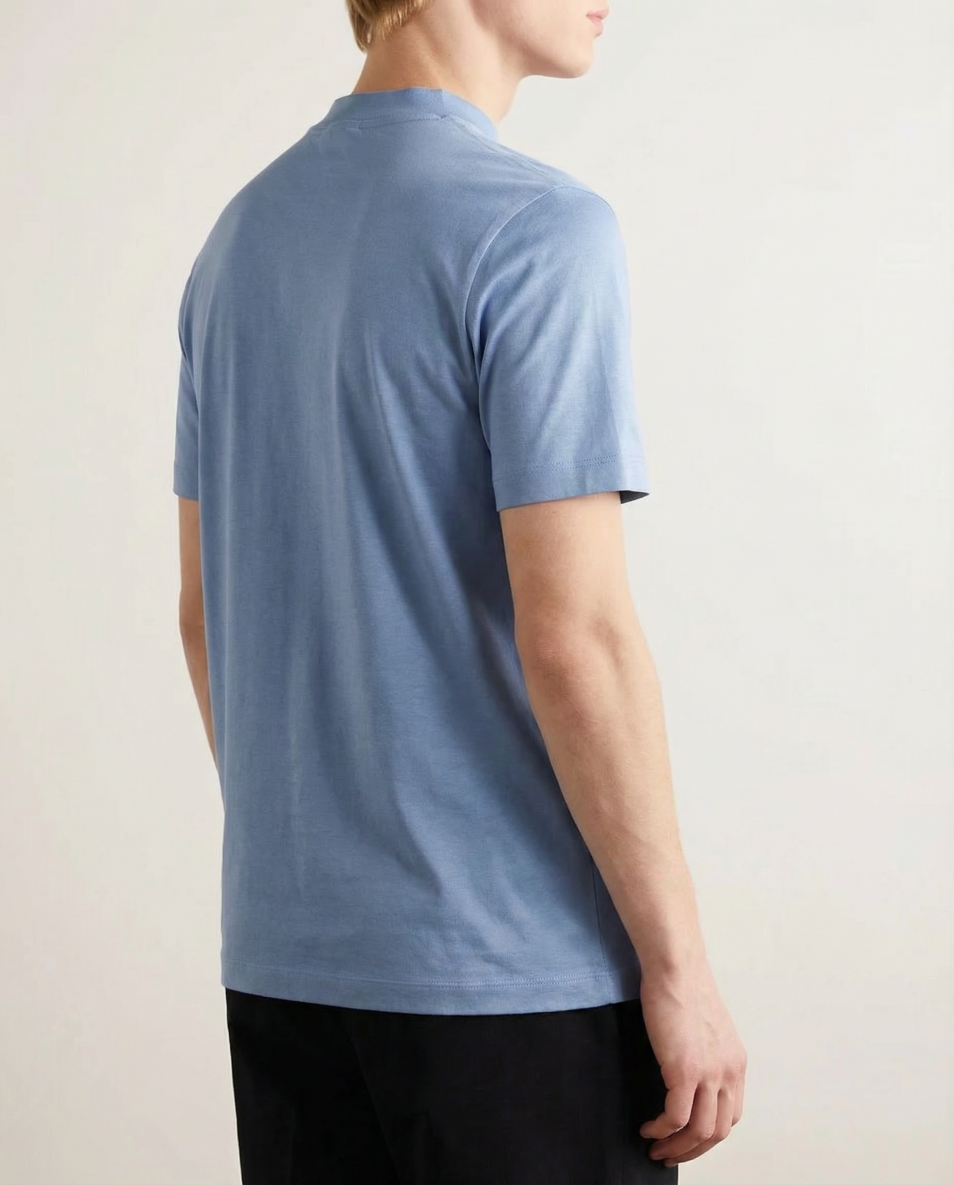 Shiny Crew-neck T‑Shirt