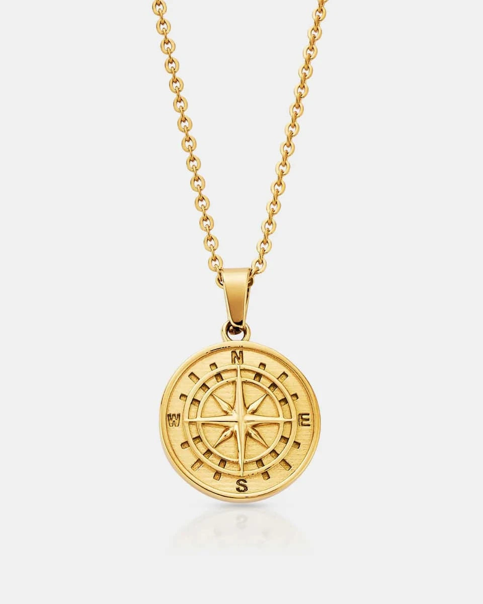 Compass Pendant Necklace