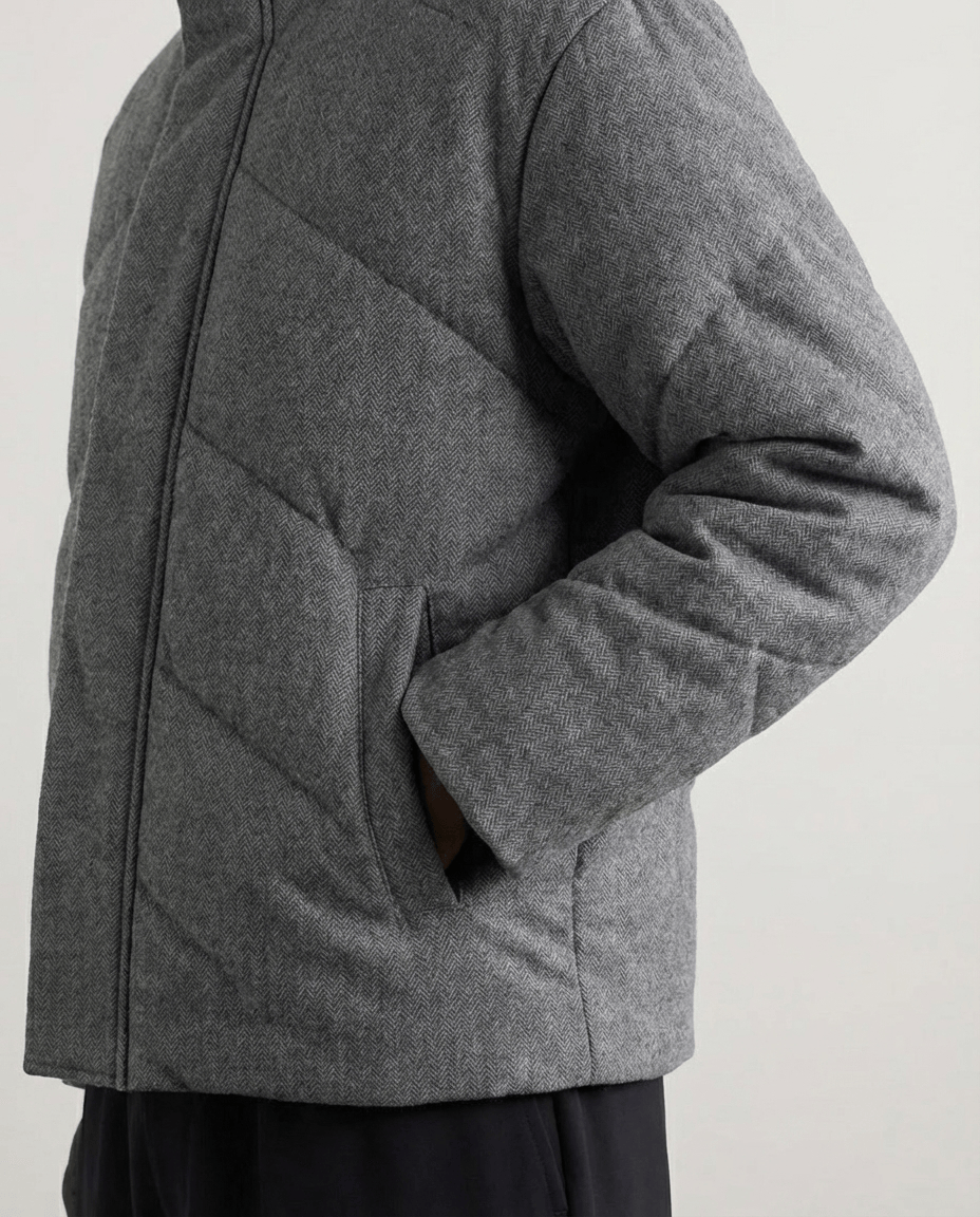 Insulated High‑Neck Puffer Jacket