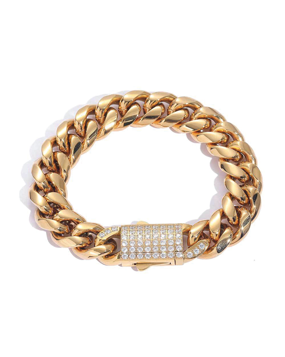 Signature Pavé Cuban Link Bracelet