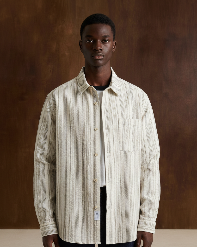 The Stratum Stripe Overshirt