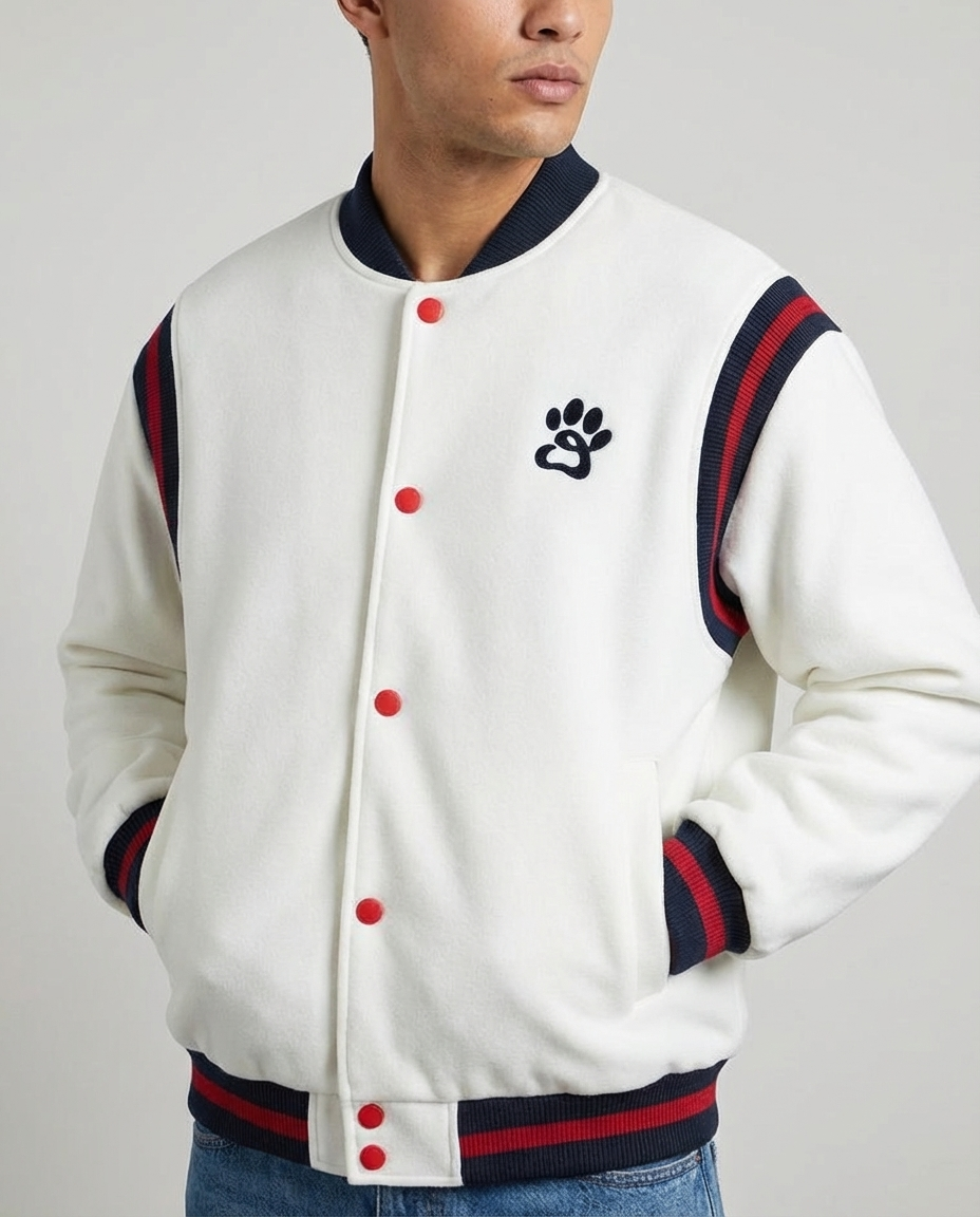 The Crimson Varsity Baseball Jacket