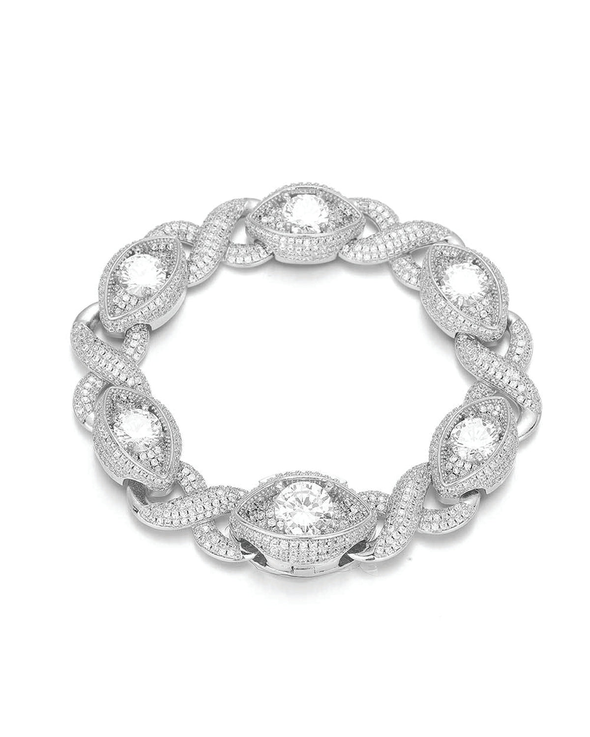 Marquise Iced Link Bracelet