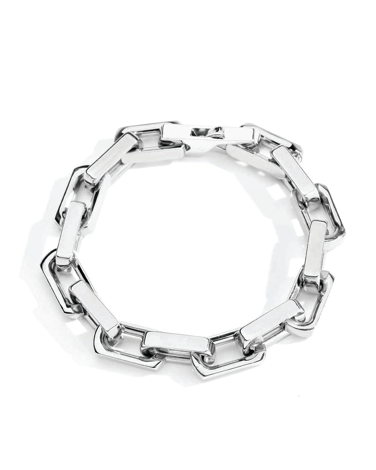 Tri-Tone Statement Link Bracelet