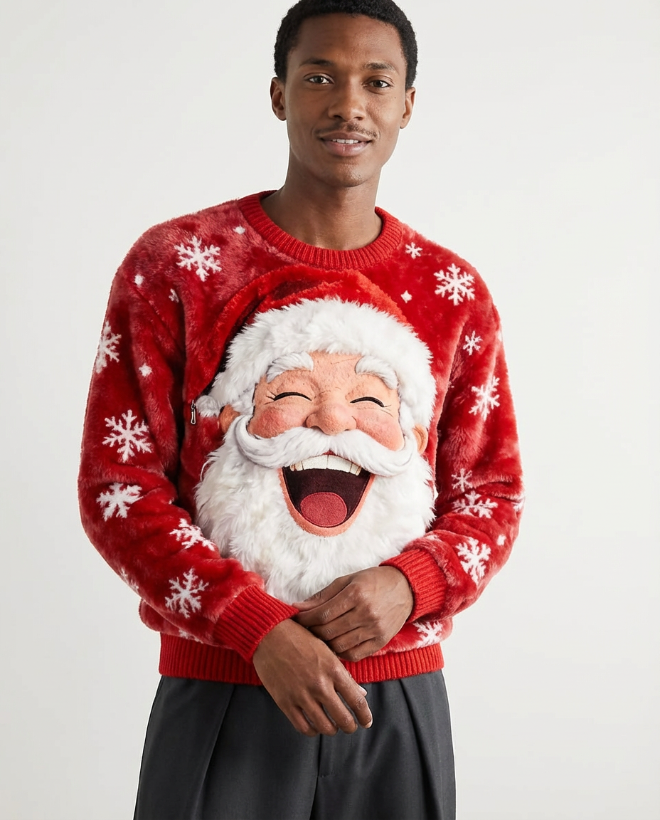 Happy Santa Crewneck Sweater