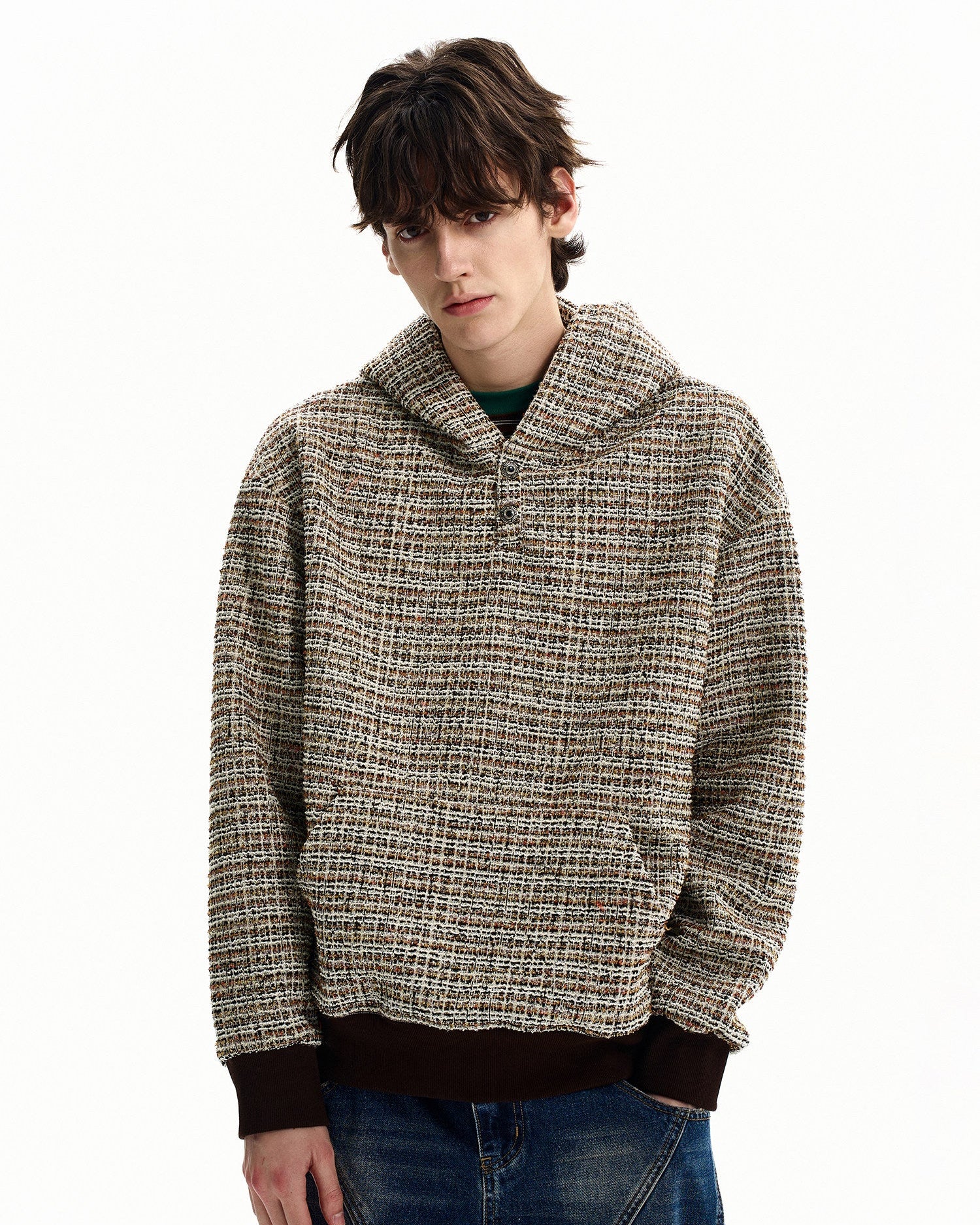 Premium Knit Hooded Sweater