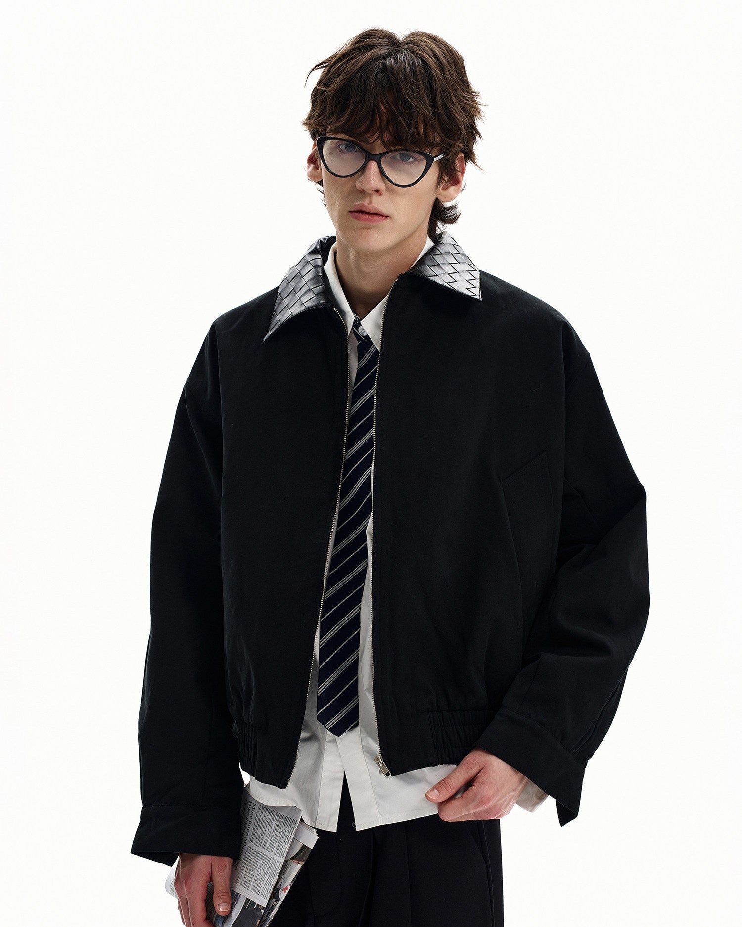 Cotton Twill Zip Jacket