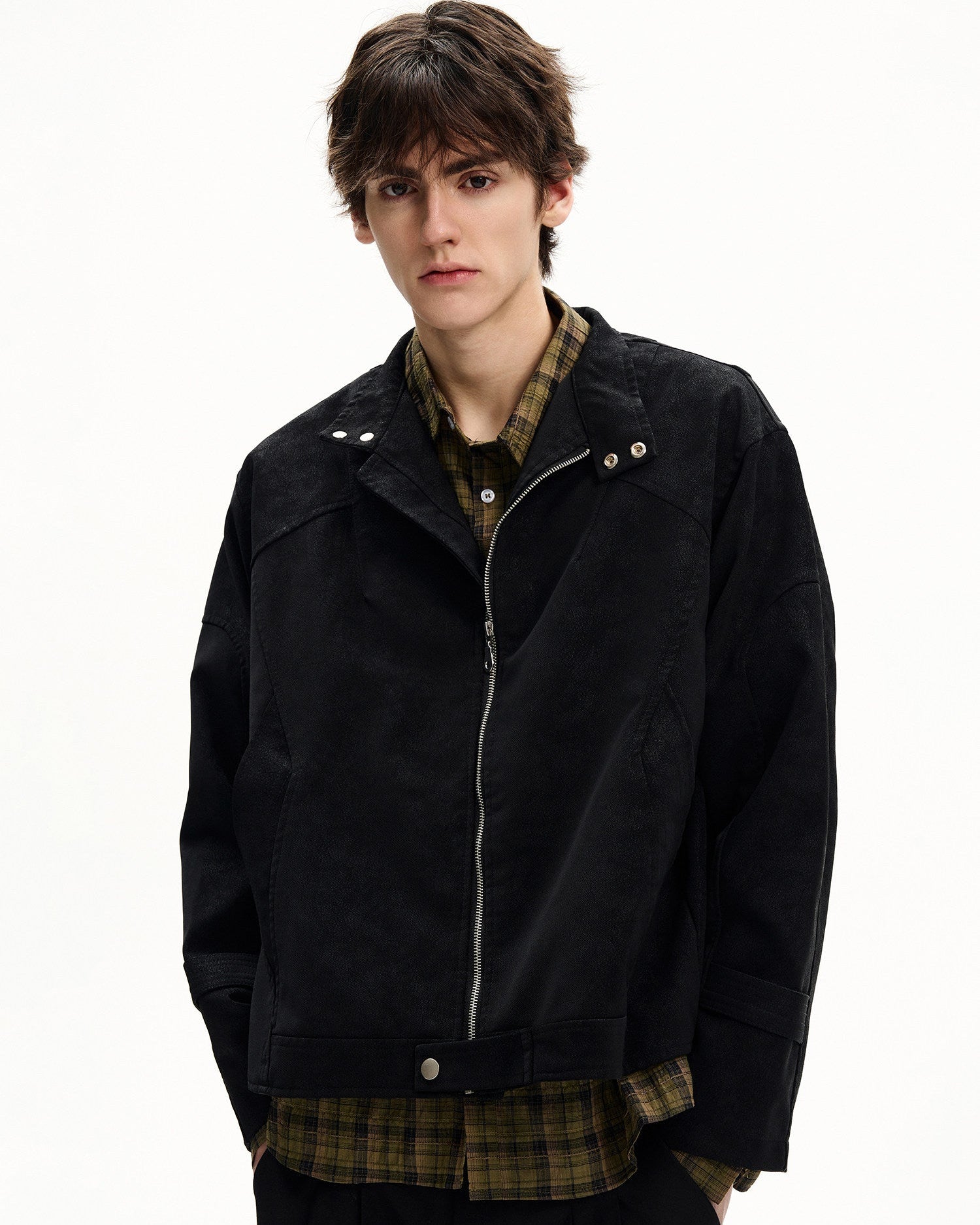 Lightweight Textured Cotton Jacket