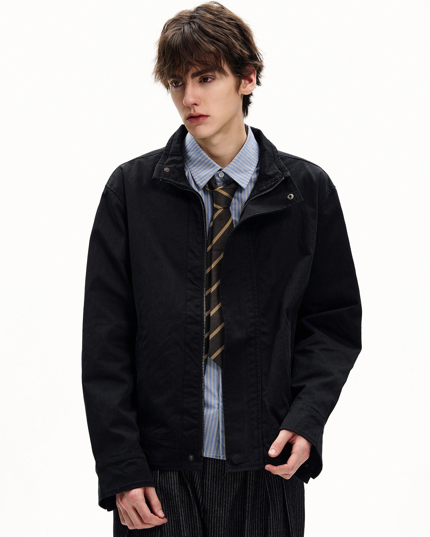 Modern Hooded Workwear Jacket