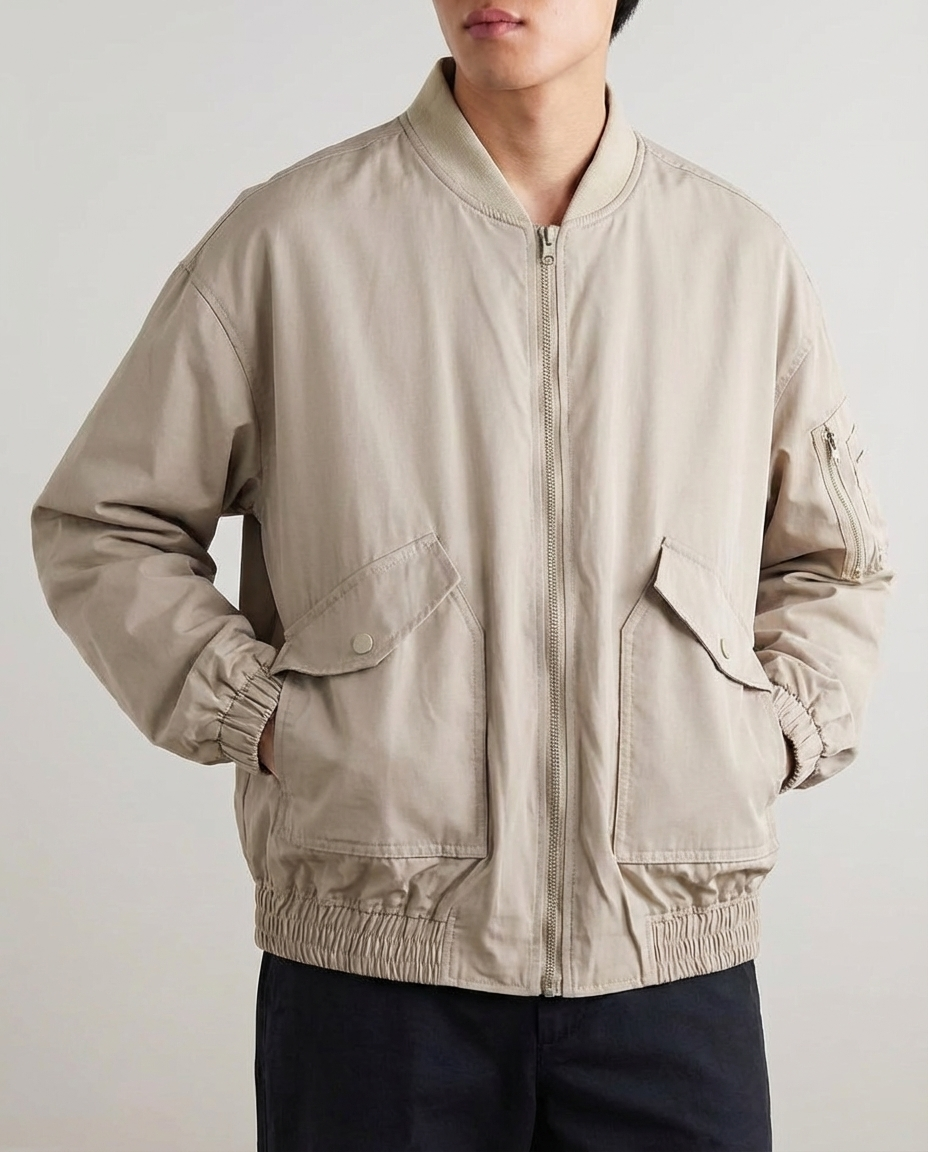 The Tremont Loose Baseball Collar Drift Jacket