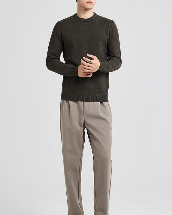 The Mercer Tencel-Wool Crewneck Sweater