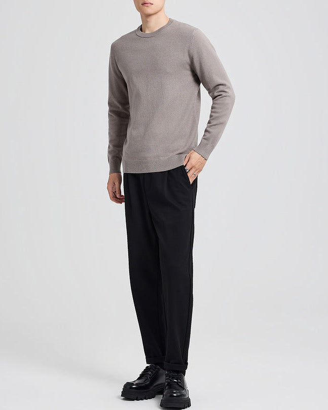 The Mercer Tencel-Wool Crewneck Sweater