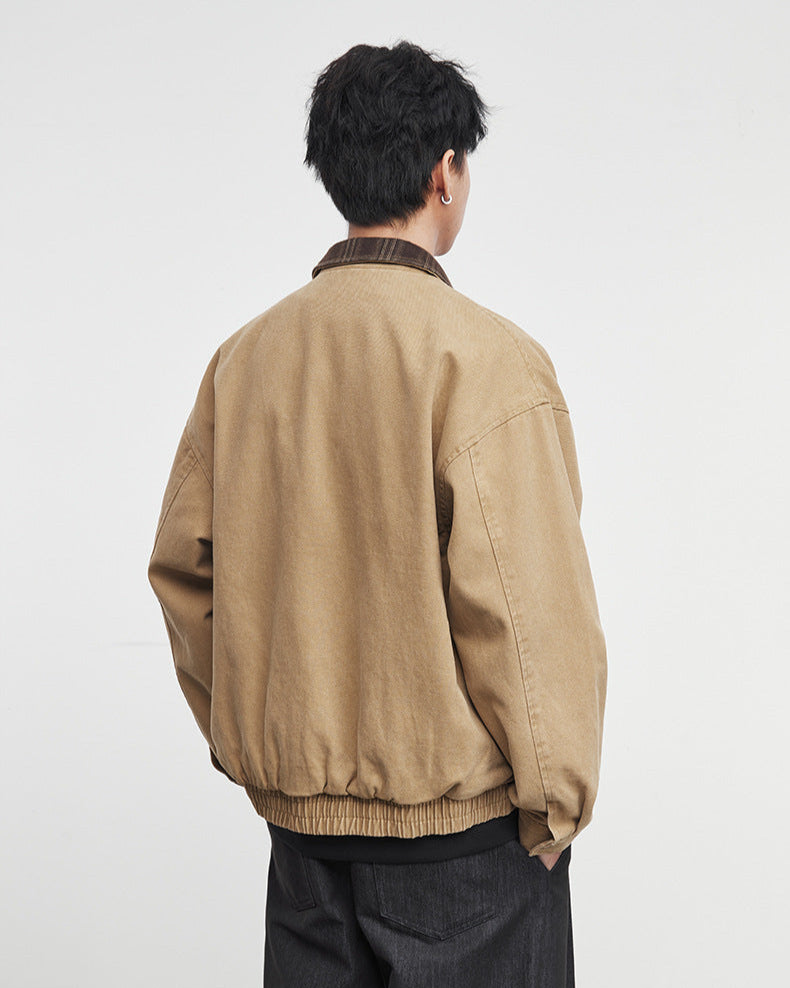 Alley Vintage Contrast Lapel Jacket