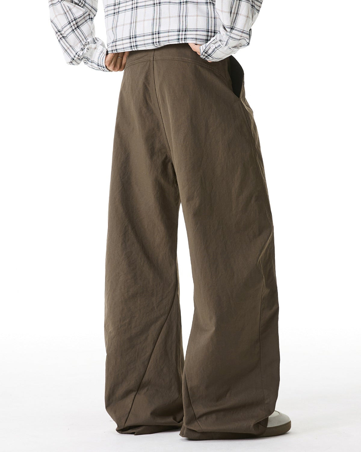 The Divide Pleat Panel Trousers