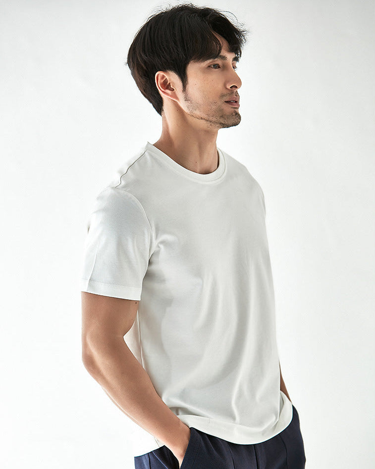 The LuxeCool 50s Pima Cotton Ice Silk T-Shirt