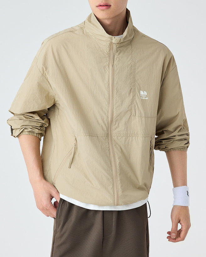 The Momeike 2025 Autumn Unisex Sun-Protective Stand Collar Jacket