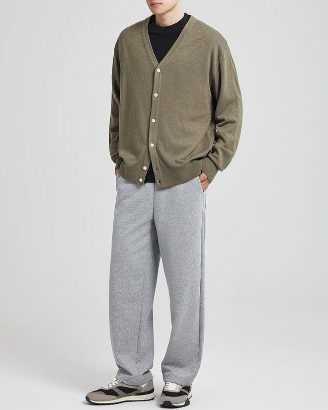 The Wool Blend V-Neck Cardigan