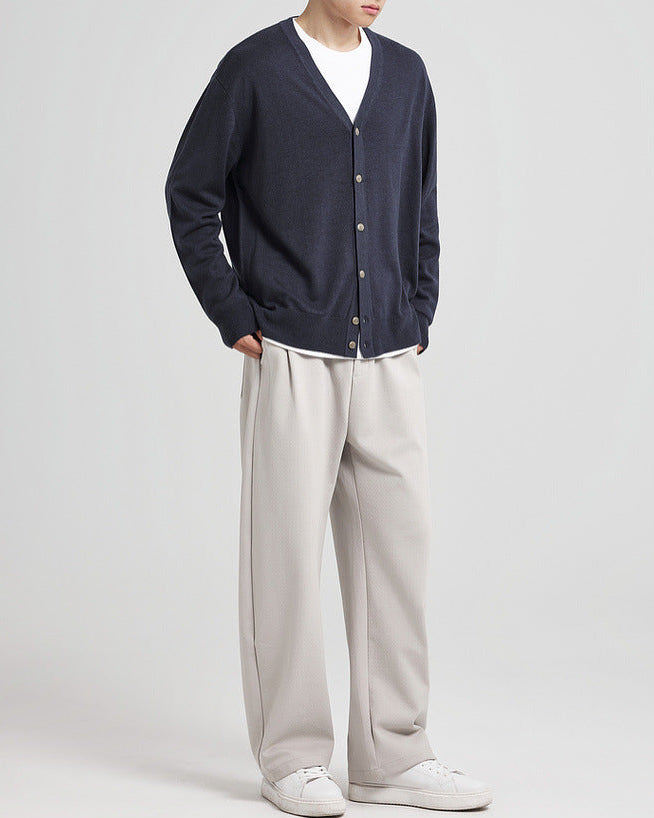 The Wool Blend V-Neck Cardigan