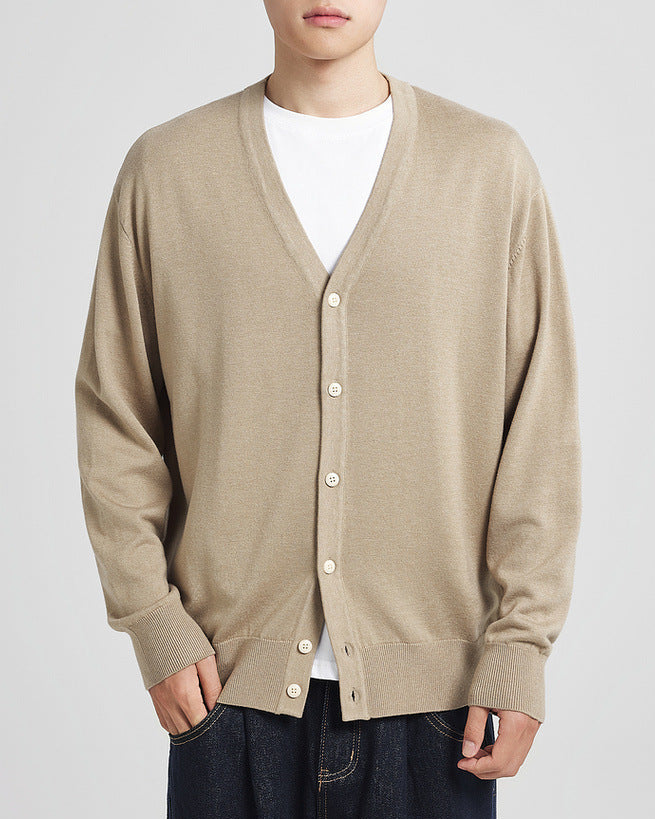 The Wool Blend V-Neck Cardigan